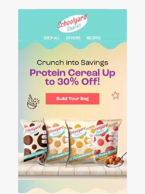 School ard Snacks - Not your typical cereal… it’s cerealously different.