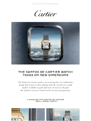 Ben Bridge Jeweler - Introducing the Santos de Cartier small model