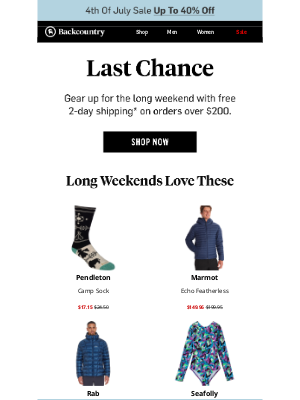 Free 2-day shipping LAST CHANCE!