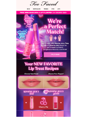 Too Faced Cosmetics - The Perfect Lip Pair? We’ve Got It 💋