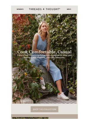 Threads For Thought - Easygoing Looks in Ultra-Soft Chambray