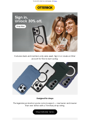 OtterBox - Unlock huge savings in just a few clicks