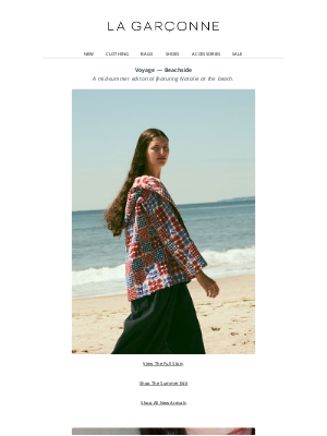 La Gar̤onne - Beachside — A Mid-Summer Editorial + Our Summer Edit & New Markdowns Up to 60%