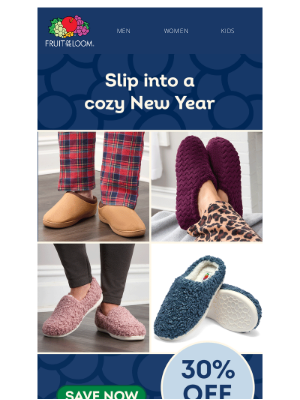 Fruit of the Loom - Shop ALL Slippers 30% Off! 📣