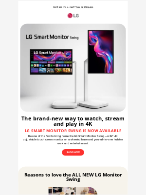 LG Smart Monitor Swing: Now Available!