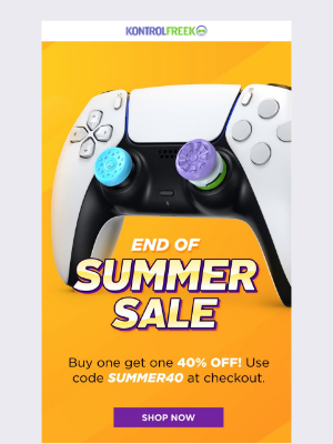 KontrolFreek - Sitewide - Buy one, Get one 40% off!