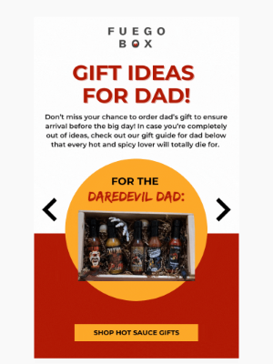 Fuego Box - Order Dad’s Gift Before It’s Too Late!