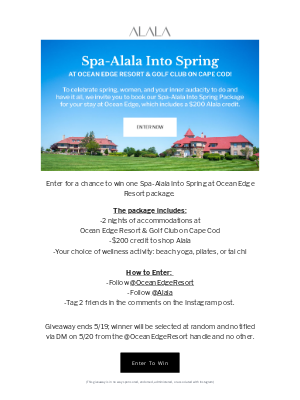 Alala - A weekend on Cape Cod anyone? Enter to Win! 🎁