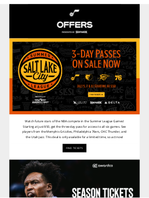 Utah Jazz - SLC Summer League Tickets | Season Tickets On Sale