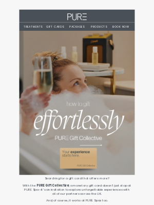 PURE Spa & Beauty - A gift card that opens doors to unforgettable experiences ✨