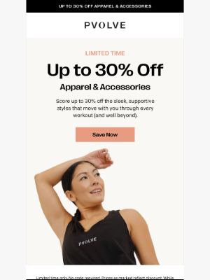 P.volve - Don’t Miss It: Up to 30% OFF