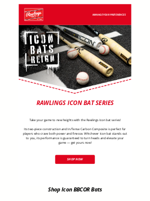 Rawlings Sporting Goods - Swing Icon BBCOR & Dominate Every Pitch