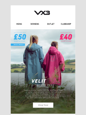 Sweatshop (United Kingdom) - Now Only £50 - Velit Sports Robes - Worth £100