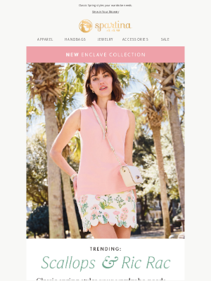Spartina 449 - Trending: Scallops & Ric Rac