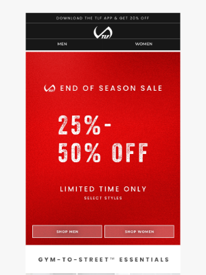 TLF Apparel - 25%-50% OFF Limited Time Only 🔥