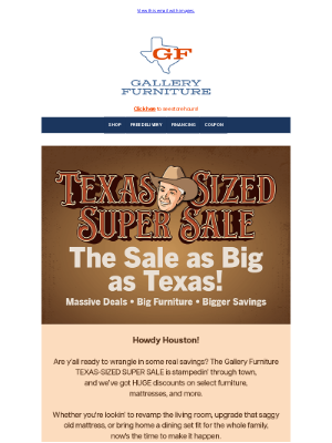 Gallery Furniture - The Texas-Sized Super Sale Is On — Don’t Miss It!