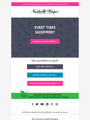 Nashville Wraps - Place your first order TODAY