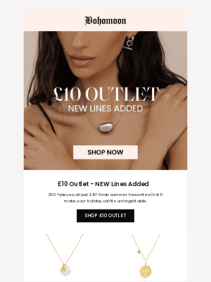 Bohomoon - £10 Outlet: NEW Lines Added 🔥