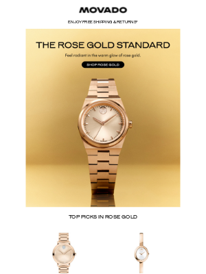 Movado - Add a Touch of Rose Gold
