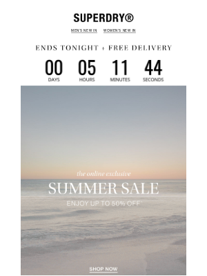 Superdry - Final Call: Your Last Chance To Save