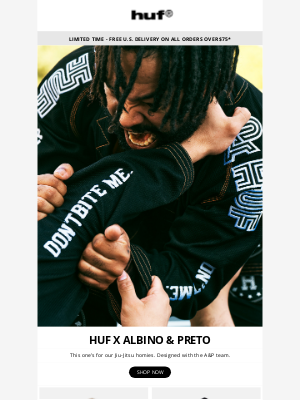 HUF Worldwide - HUF x Albino & Preto