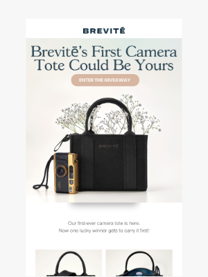 Brevitē - Win The Anywhere Camera Tote!