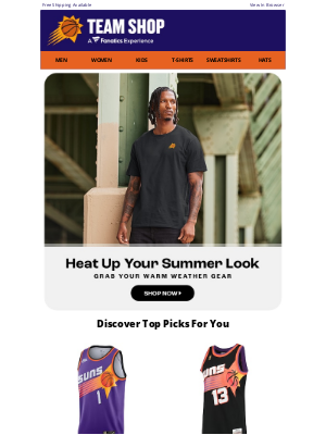 Phoenix Suns - Summer Styles For True Suns Fans