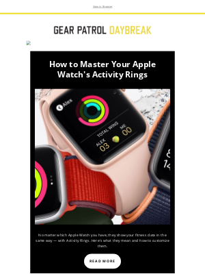 Gear Patrol - How to Master Your Apple Watch's Activity Rings