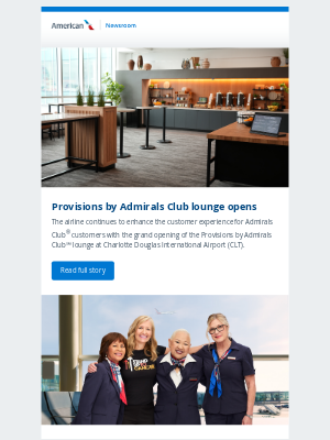American Airlines - The latest from American: A new on-the-go lounge concept debuts at CLT