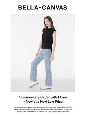 Bella + Canvas - Exclusive Savings on BELLA+CANVAS Flowy Favorites
