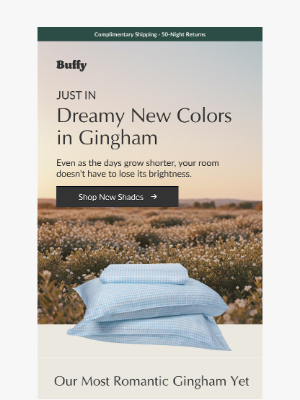 Buffy - NEW COLORS: Ginghams in 
