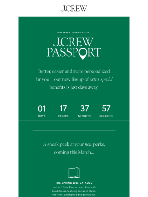 J.Crew - New J.Crew Passport perks are almost here...