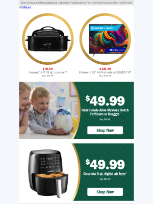 Meijer - Shop Top Holiday Deals Now! + 2x mPerks