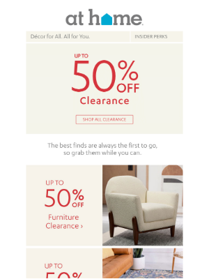 At Home - Up to 50% off Clearance 😍🛒 Get that full-cart feeling