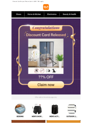 Temu - Congratulations! You've received a Loyalty Reward!
