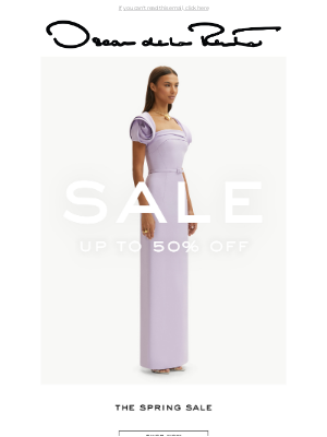 Oscar de la Renta - Up to 50% Off: The Spring Sale