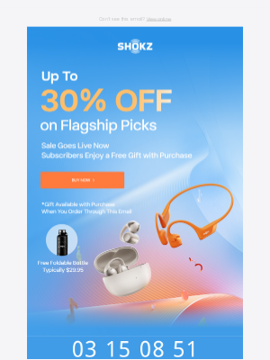Shokz - 🔥 30% OFF ON SELECT FLAGSHIP SHOKZ!