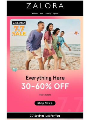 ZALORA Mayalsia - Major Markdown From 30%-60% OFF 🤯