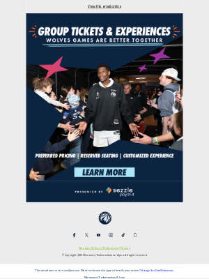 Minnesota Timberwolves - 🐺 Bring Your Pack To See Our Pack