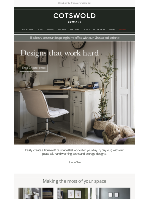 The Cotswold Company - Create a home office that works for you