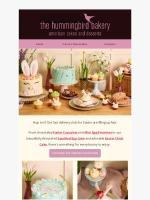 The Hummingbird Bakery - Spring & Easter Treats for the First Bank Holiday Weekend 🌸🐣