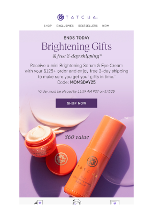 Ends Today: Brightening Gift Duo & Free 2-Day Shipping