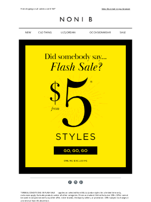 Noni B AU - $5 FLASH Sale! Fill Your Bag