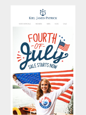 Kiel James Patrick - Our Annual Summer Sale Starts Now!