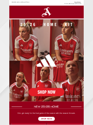 Arsenal - Have you seen the new 25/26 Home Kit?