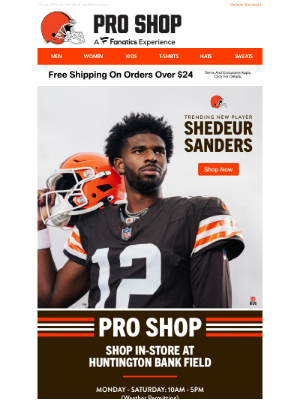 Cleveland Browns - The Name. The Swagger. The Gear.