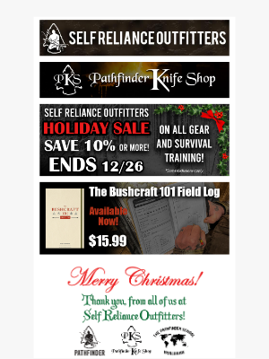 Self Reliance Outfitters - SRO and PKS Sales Ends soon!