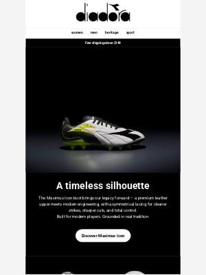 Diadora - 90s calcio, reimagined for today’s tempo.