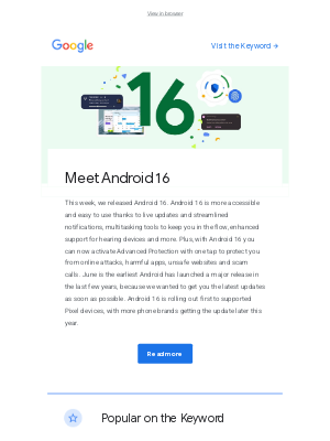 Google - Android 16 is here