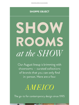 Shoppe Object - Spotlight: Showrooms